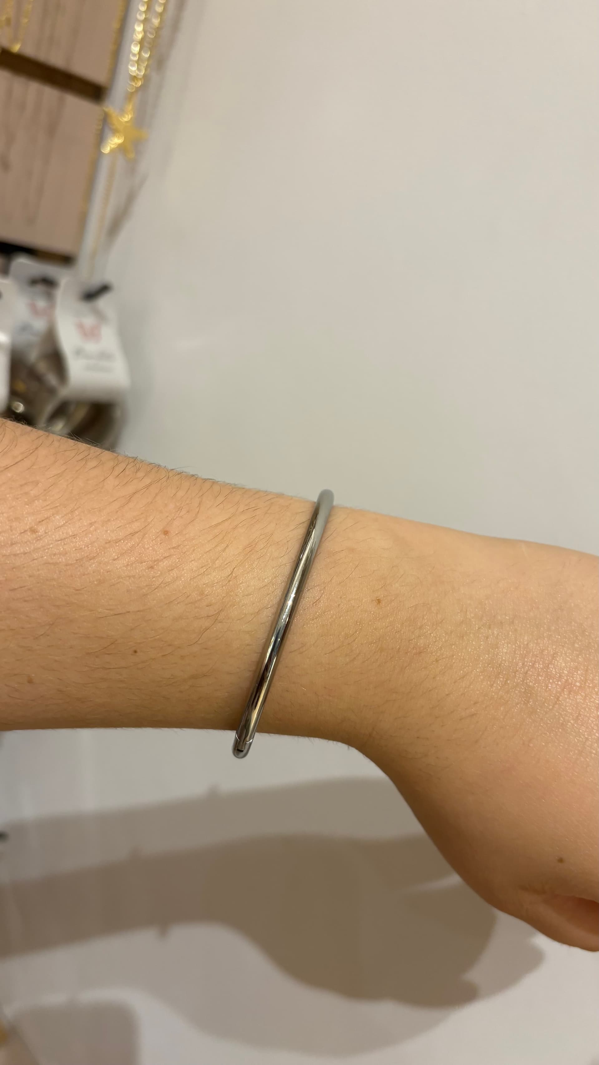 bracelete liso, fino