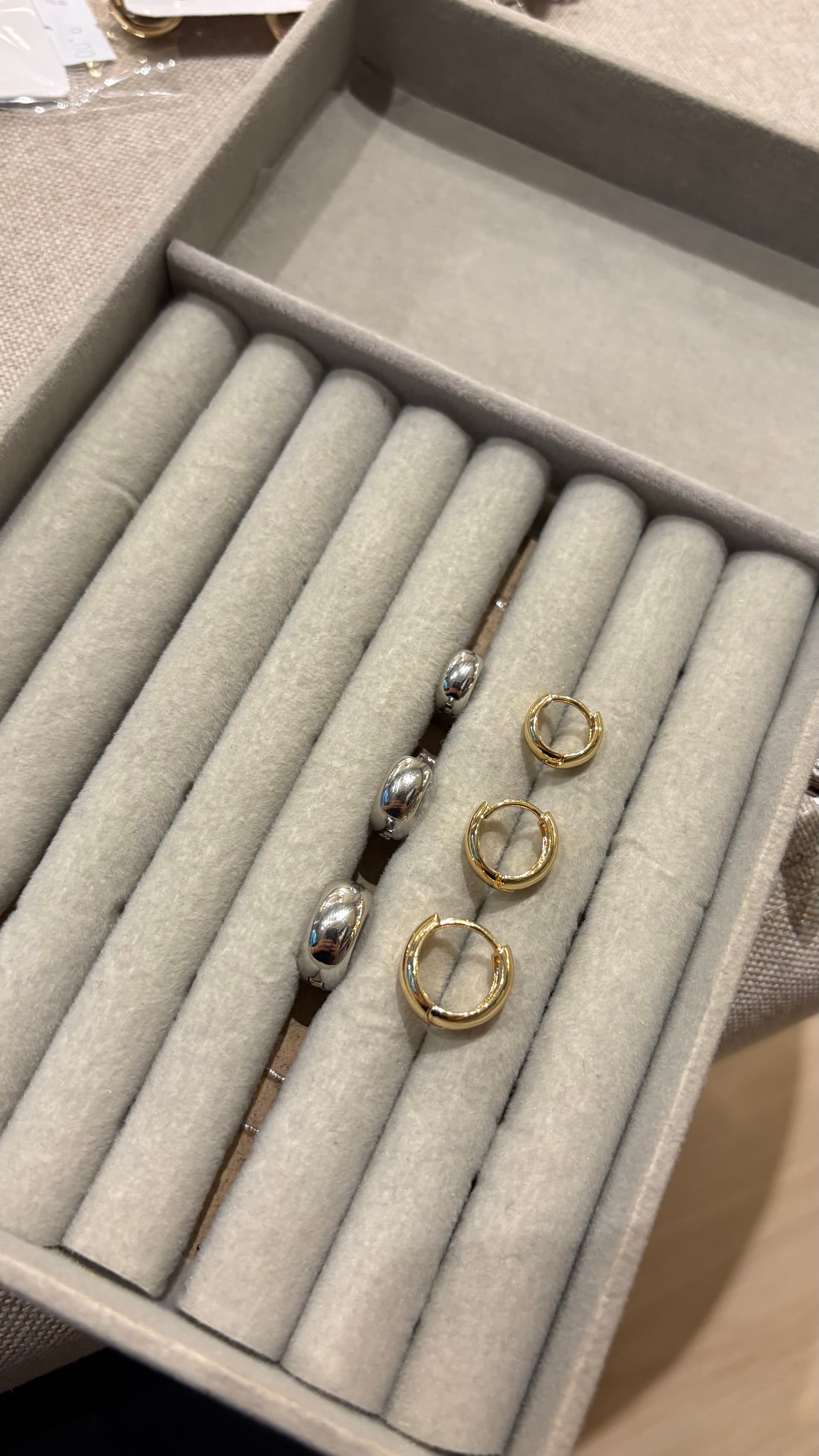 trio de argolinhas