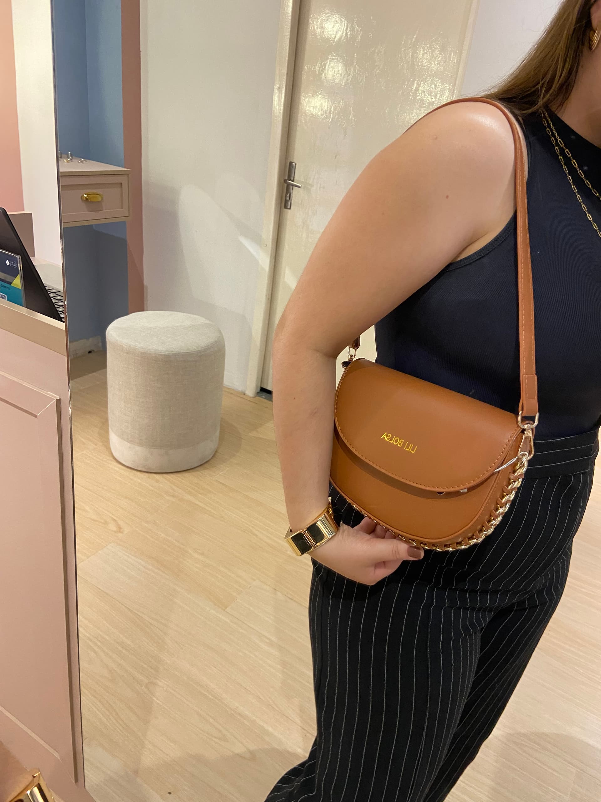 Bolsa caramelo